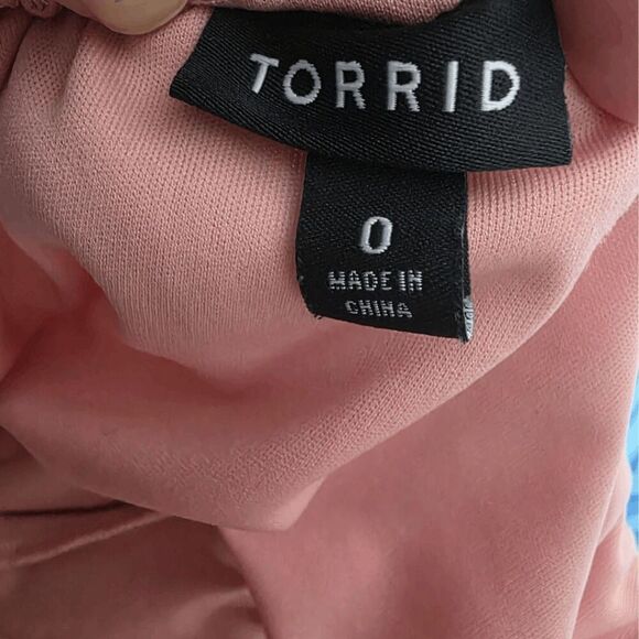 Torrid Blush Pink Maxi Dress – Size 0 – Boho Romantic Flow - Picture 7 of 7